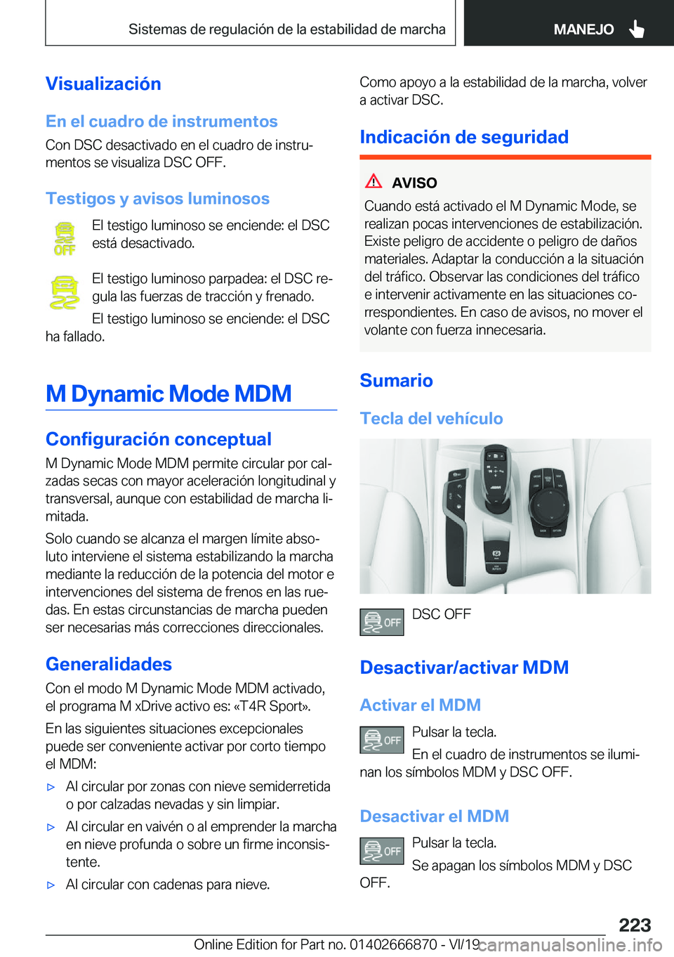 BMW X4 M 2020  Manuales de Empleo (in Spanish) �V�i�s�u�a�l�i�z�a�c�i�