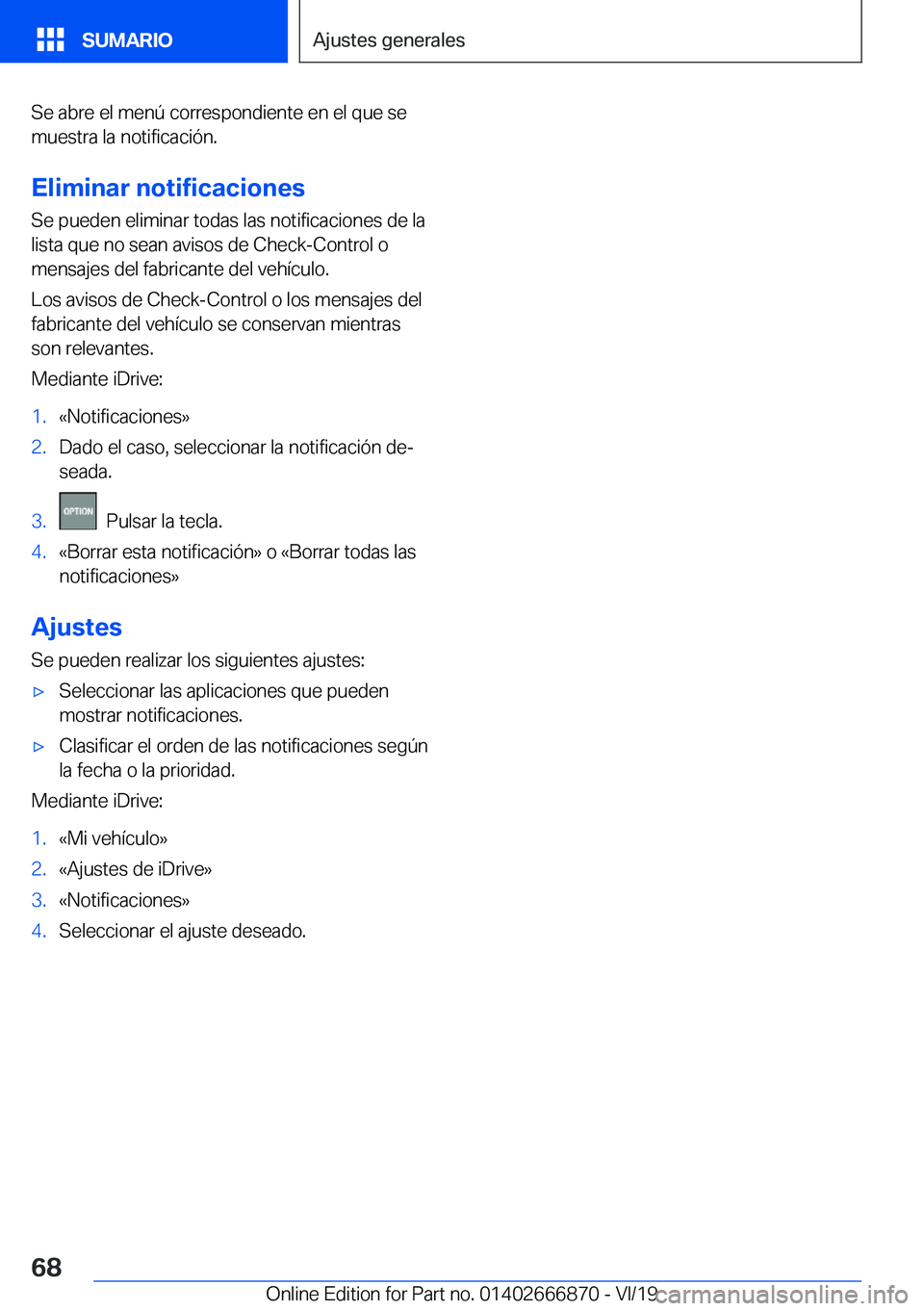 BMW X4 M 2020  Manuales de Empleo (in Spanish) �S�e��a�b�r�e��e�l��m�e�n�