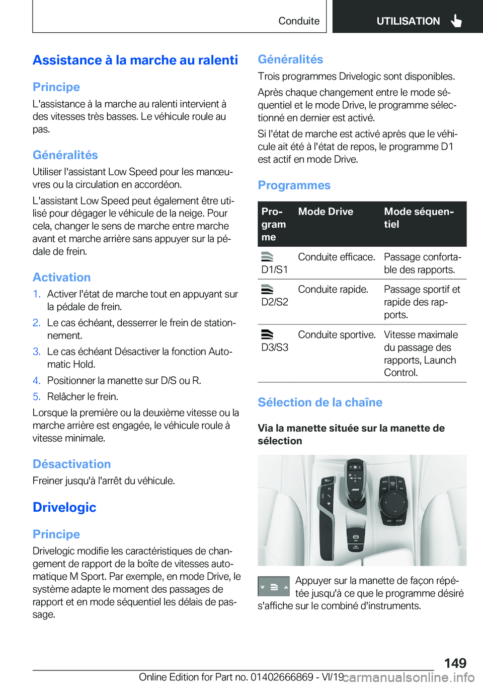 BMW X4 M 2020  Notices Demploi (in French) �A�s�s�i�s�t�a�n�c�e��