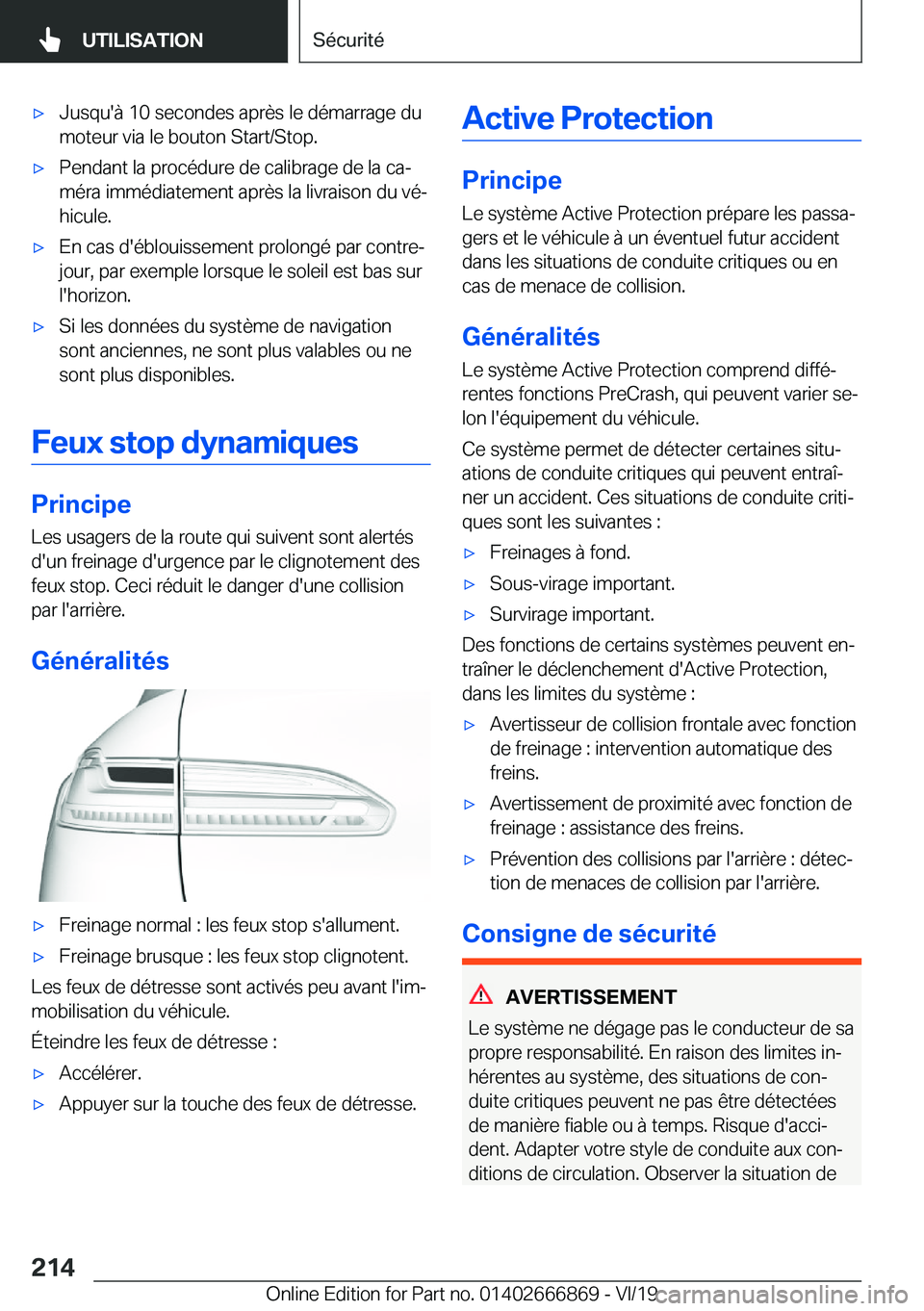 BMW X4 M 2020  Notices Demploi (in French) 'x�J�u�s�q�u�'�