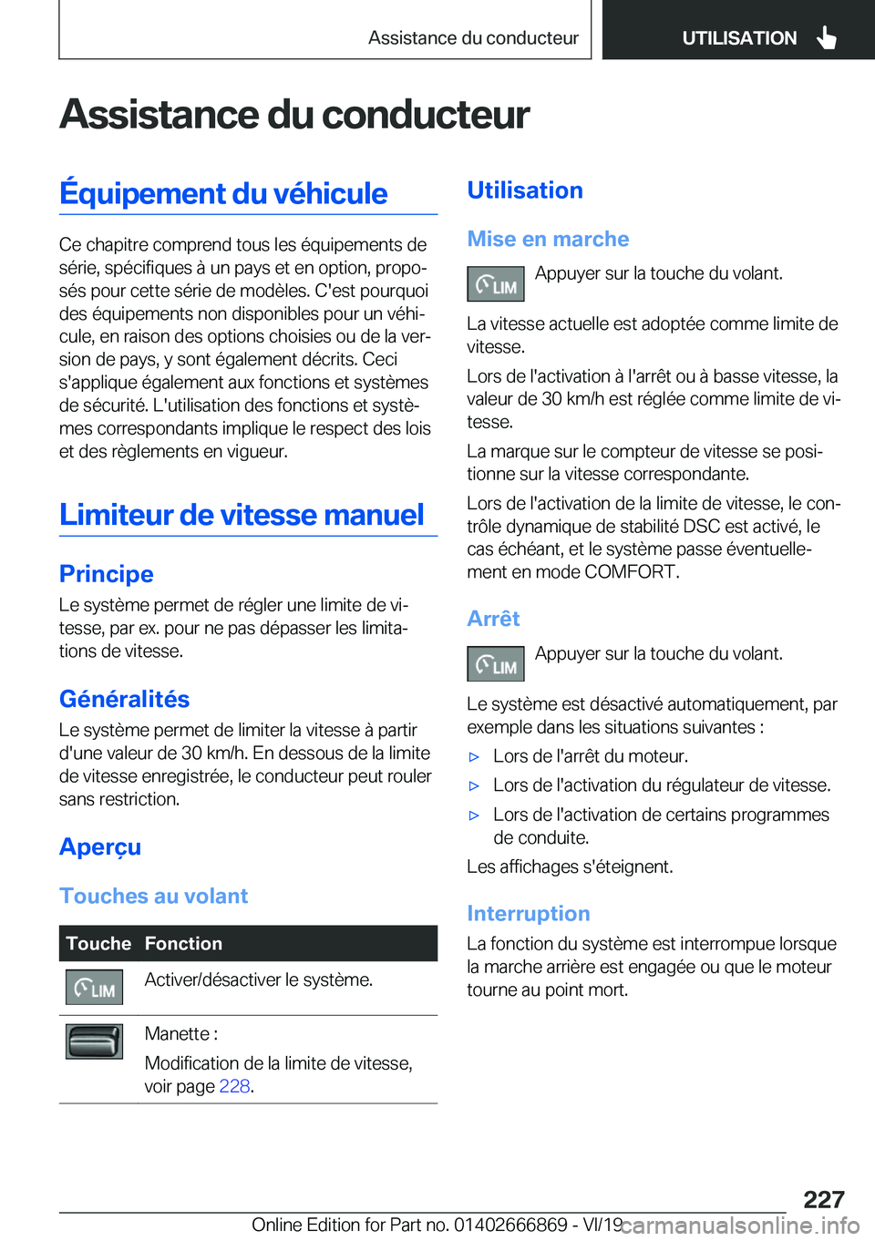 BMW X4 M 2020  Notices Demploi (in French) �A�s�s�i�s�t�a�n�c�e��d�u��c�o�n�d�u�c�t�e�u�r�