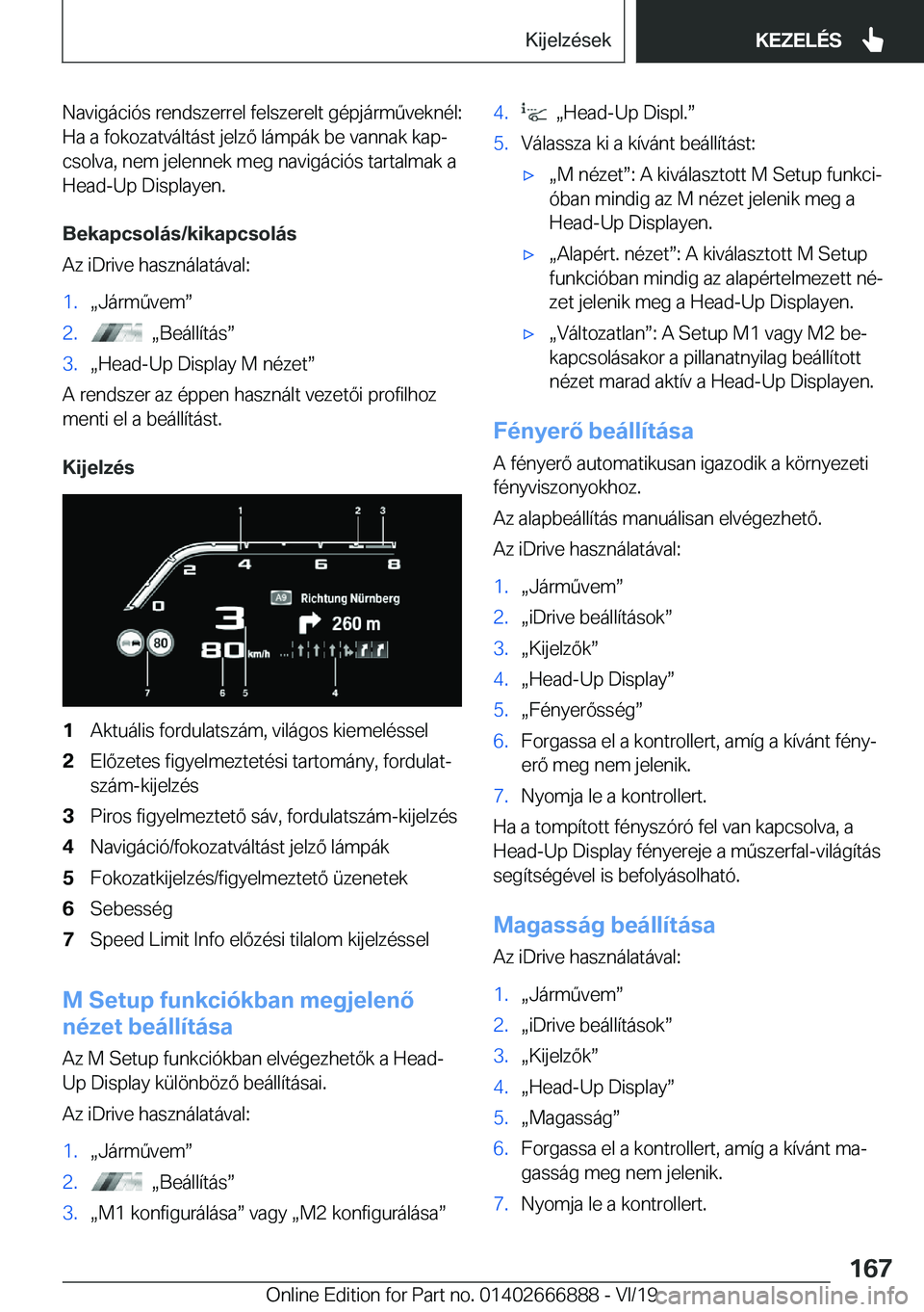 BMW X4 M 2020  Kezelési útmutató (in Hungarian) �N�a�v�i�g�