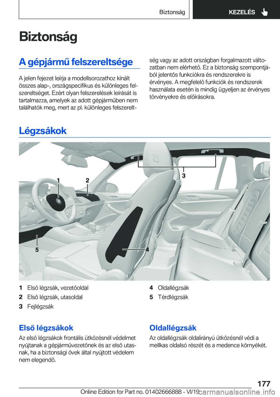 BMW X4 M 2020  Kezelési útmutató (in Hungarian) �B�i�z�t�o�n�s�