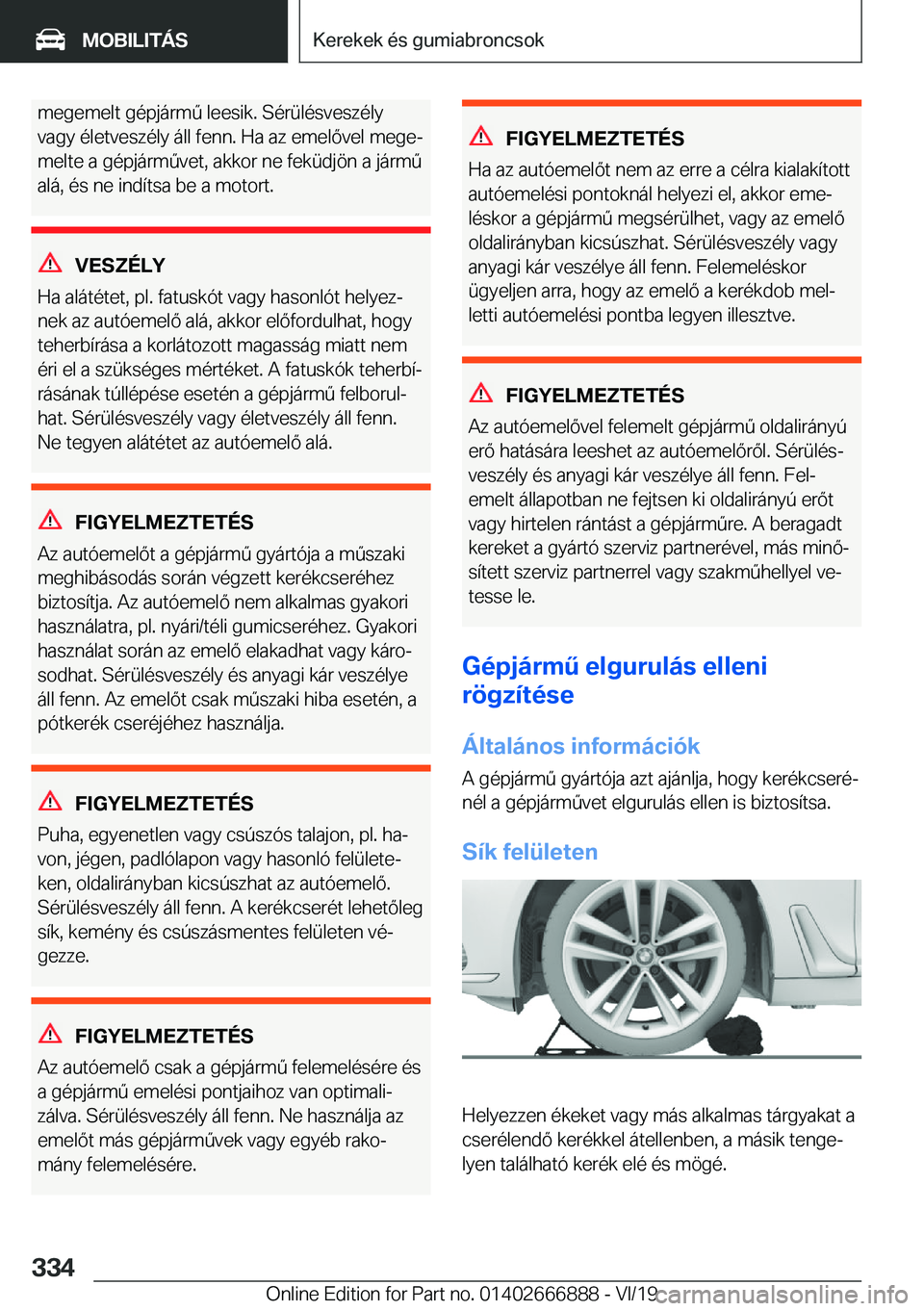 BMW X4 M 2020  Kezelési útmutató (in Hungarian) �m�e�g�e�m�e�l�t��g�