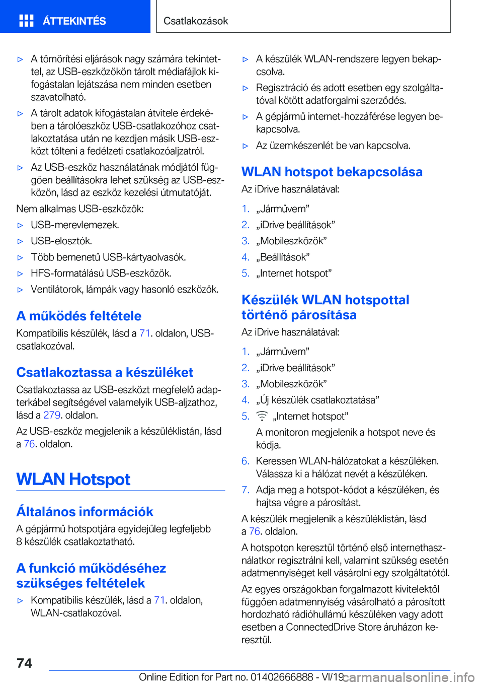 BMW X4 M 2020  Kezelési útmutató (in Hungarian) 'x�A��t�