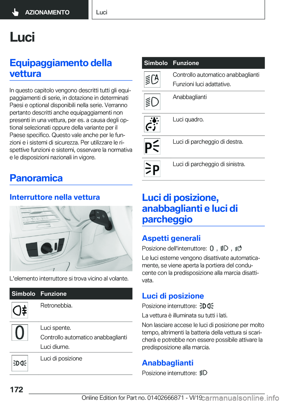 BMW X4 M 2020  Libretti Di Uso E manutenzione (in Italian) �L�u�c�i�E�q�u�i�p�a�g�g�i�a�m�e�n�t�o��d�e�l�l�a�v�e�t�t�u�r�a
�I�n��q�u�e�s�t�o��c�a�p�i�t�o�l�o��v�e�n�g�o�n�o��d�e�s�c�r�i�t�t�i��t�u�t�t�i��g�l�i��e�q�u�iª
�p�a�g�g�i�a�m�e�n�t�i��d�i�