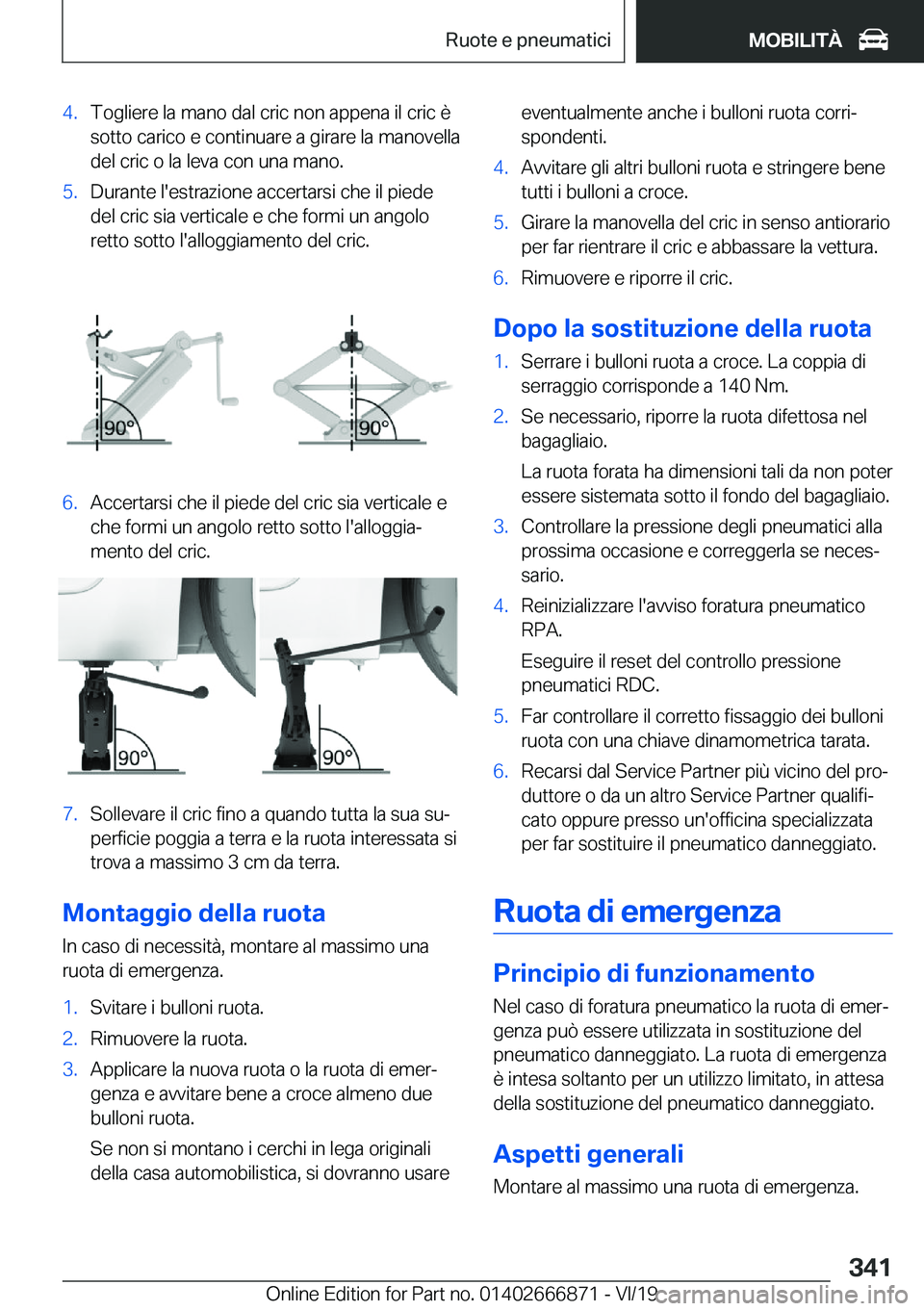 BMW X4 M 2020  Libretti Di Uso E manutenzione (in Italian) �4�.�T�o�g�l�i�e�r�e��l�a��m�a�n�o��d�a�l��c�r�i�c��n�o�n��a�p�p�e�n�a��i�l��c�r�i�c��è
�s�o�t�t�o��c�a�r�i�c�o��e��c�o�n�t�i�n�u�a�r�e��a��g�i�r�a�r�e��l�a��m�a�n�o�v�e�l�l�a �d�e�l�