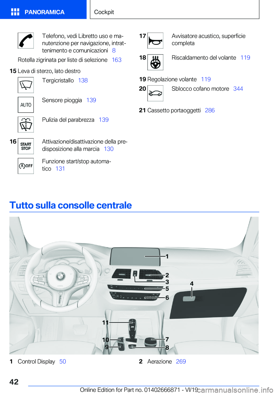 BMW X4 M 2020  Libretti Di Uso E manutenzione (in Italian) �T�e�l�e�f�o�n�o�,��v�e�d�i��L�i�b�r�e�t�t�o��u�s�o��e��m�aª
�n�u�t�e�n�z�i�o�n�e��p�e�r��n�a�v�i�g�a�z�i�o�n�e�,��i�n�t�r�a�tª
�t�e�n�i�m�e�n�t�o��e��c�o�m�u�n�i�c�a�z�i�o�n�i\_ �8�R�