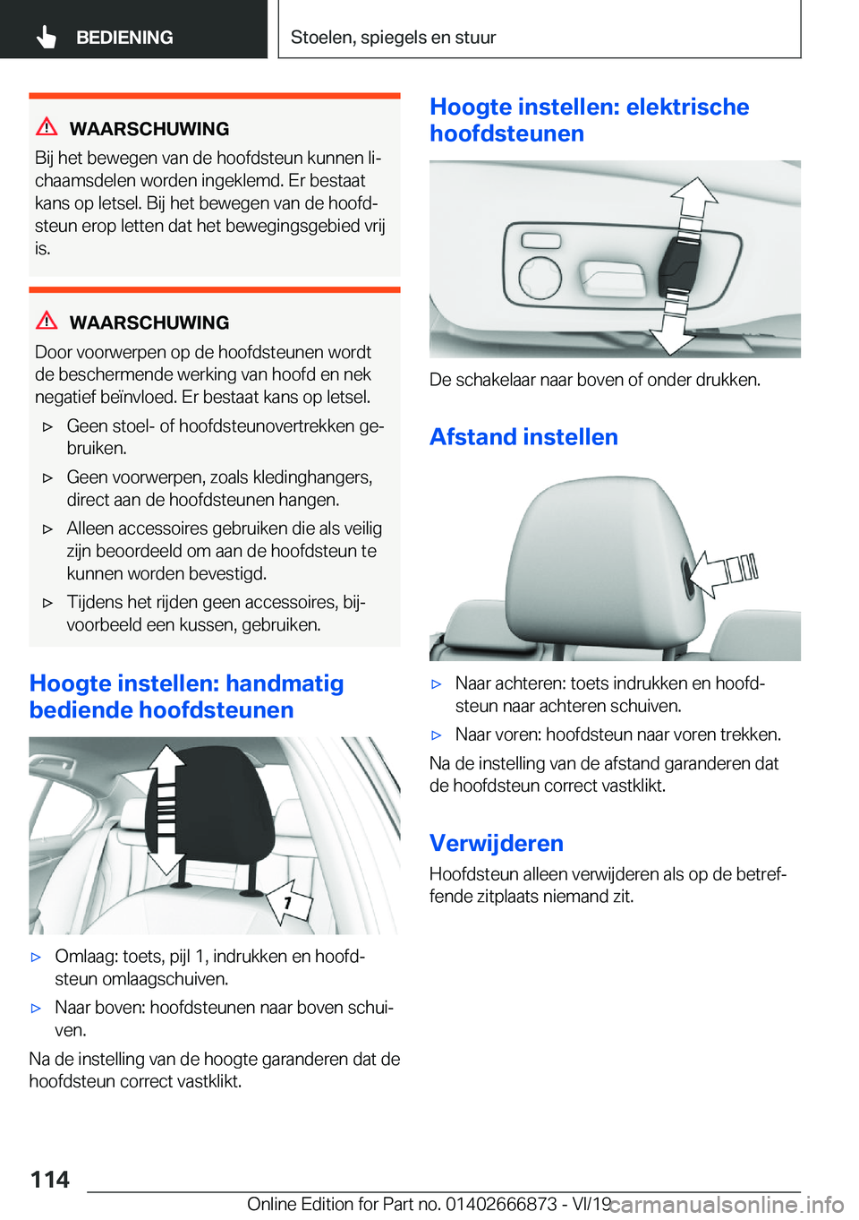 BMW X4 M 2020  Instructieboekjes (in Dutch) �W�A�A�R�S�C�H�U�W�I�N�G
�B�i�j��h�e�t��b�e�w�e�g�e�n��v�a�n��d�e��h�o�o�f�d�s�t�e�u�n��k�u�n�n�e�n��l�ij �c�h�a�a�m�s�d�e�l�e�n��w�o�r�d�e�n��i�n�g�e�k�l�e�m�d�.��E�r��b�e�s�t�a�a�t�k�a�n