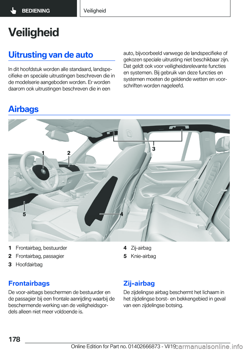 BMW X4 M 2020  Instructieboekjes (in Dutch) �V�e�i�l�i�g�h�e�i�d�U�i�t�r�u�s�t�i�n�g��v�a�n��d�e��a�u�t�o
�I�n��d�i�t��h�o�o�f�d�s�t�u�k��w�o�r�d�e�n��a�l�l�e��s�t�a�n�d�a�a�r�d�,��l�a�n�d�s�p�ej�c�i�f�i�e�k�e��e�n��s�p�e�c�i�a�l�e�