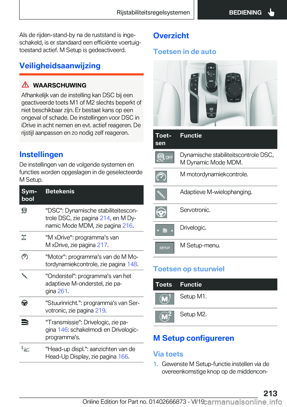 BMW X4 M 2020  Instructieboekjes (in Dutch) �A�l�s��d�e��r�i�j�d�e�n�-�s�t�a�n�d�-�b�y��n�a��d�e��r�u�s�t�s�t�a�n�d��i�s��i�n�g�ej
�s�c�h�a�k�e�l�d�,��i�s��e�r��s�t�a�n�d�a�a�r�d��e�e�n��e�f�f�i�c�i�