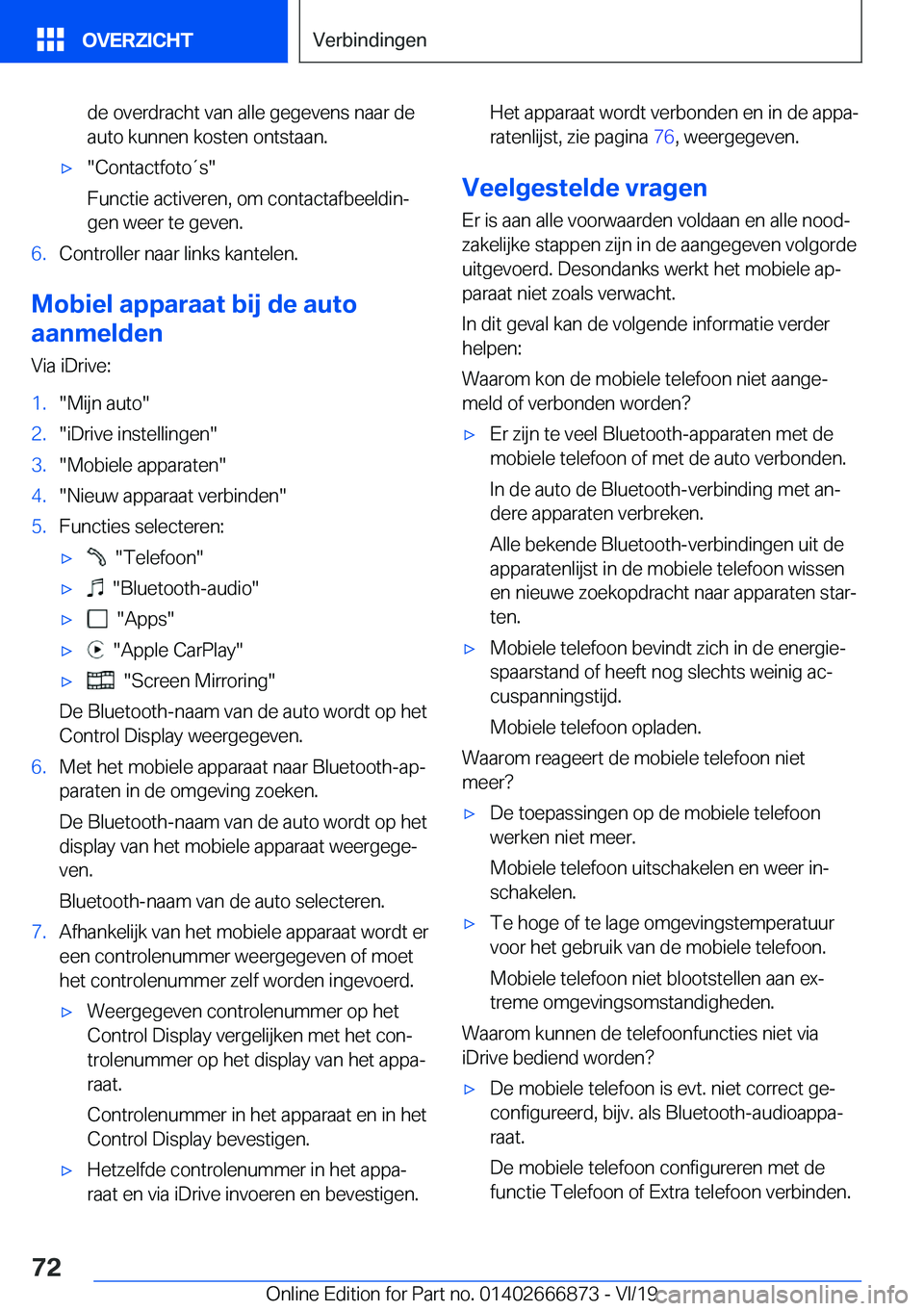 BMW X4 M 2020  Instructieboekjes (in Dutch) �d�e��o�v�e�r�d�r�a�c�h�t��v�a�n��a�l�l�e��g�e�g�e�v�e�n�s��n�a�a�r��d�e
�a�u�t�o��k�u�n�n�e�n��k�o�s�t�e�n��o�n�t�s�t�a�a�n�.'x��C�o�n�t�a�c�t�f�o�t�o�t�s�
�F�u�n�c�t�i�e��a�c�t�i�v�e