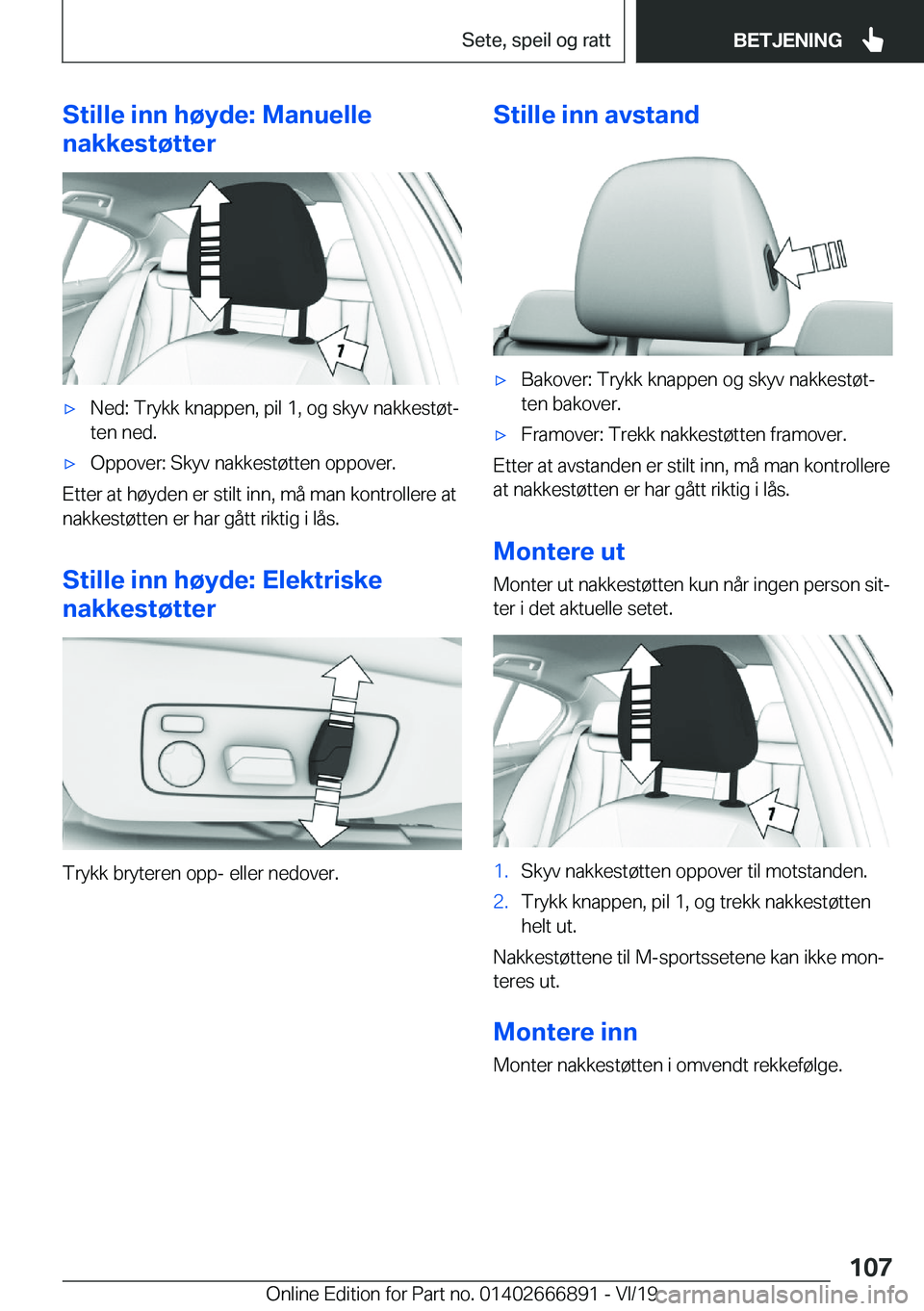 BMW X4 M 2020  InstruksjonsbØker (in Norwegian) �S�t�i�l�l�e��i�n�n��h�