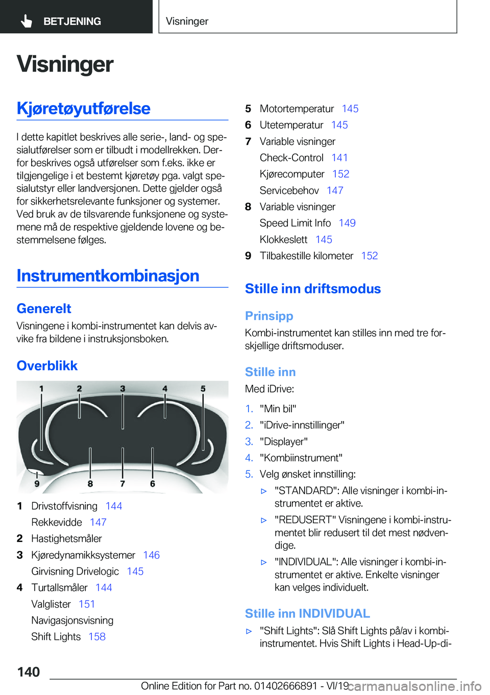BMW X4 M 2020  InstruksjonsbØker (in Norwegian) �V�i�s�n�i�n�g�e�r�K�j�