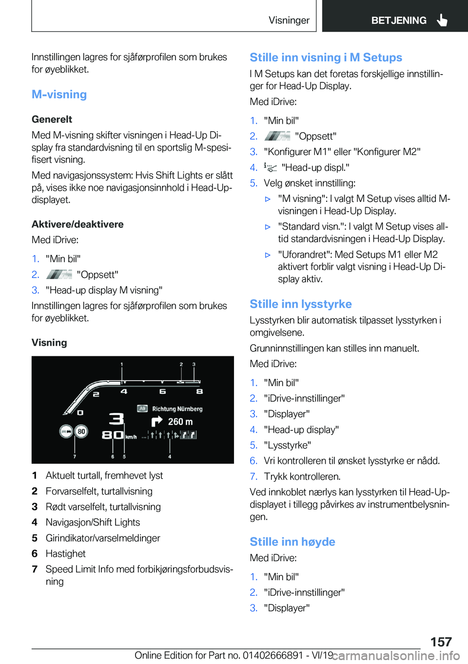 BMW X4 M 2020  InstruksjonsbØker (in Norwegian) �I�n�n�s�t�i�l�l�i�n�g�e�n��l�a�g�r�e�s��f�o�r��s�j�å�f�