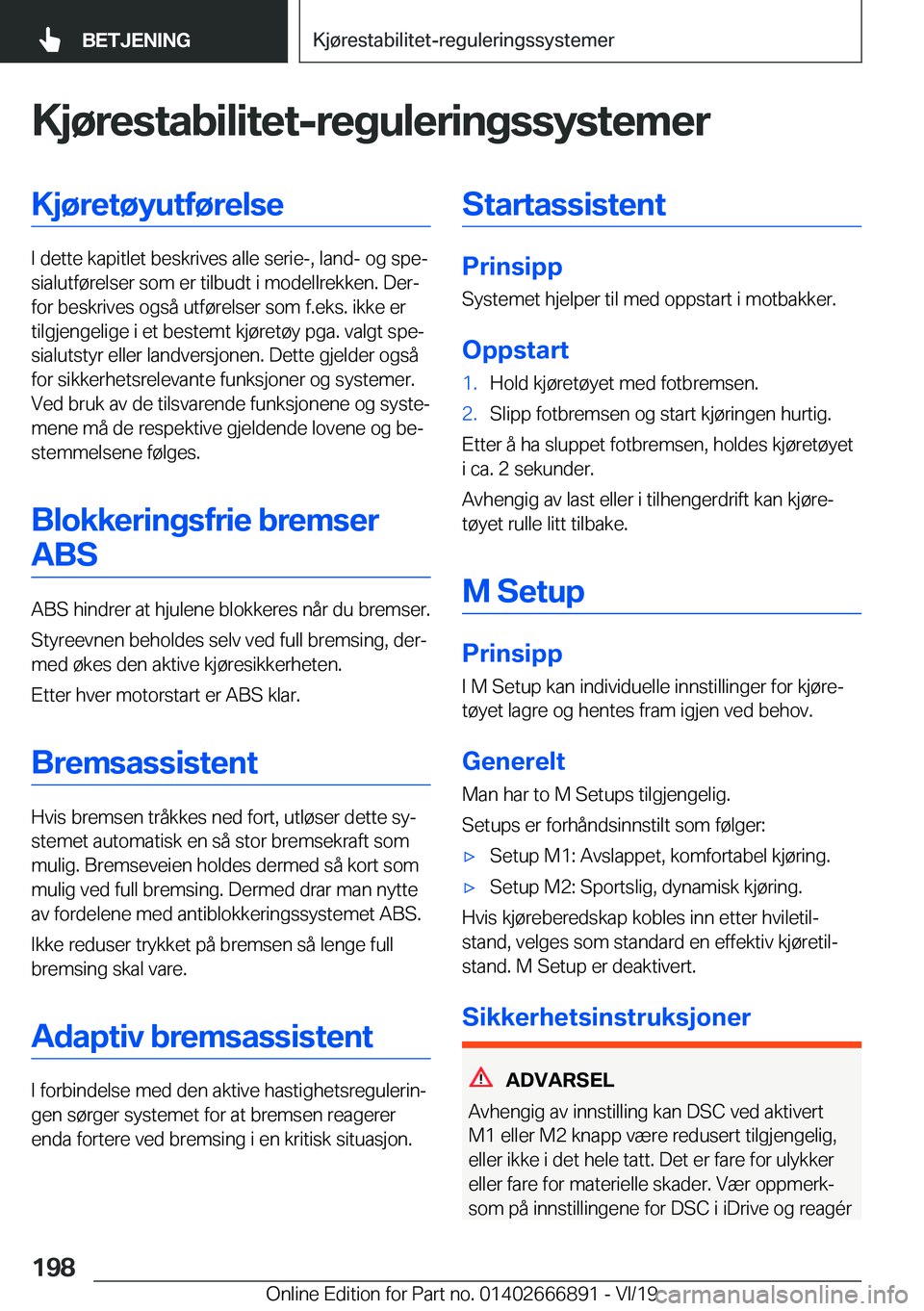 BMW X4 M 2020  InstruksjonsbØker (in Norwegian) �K�j�