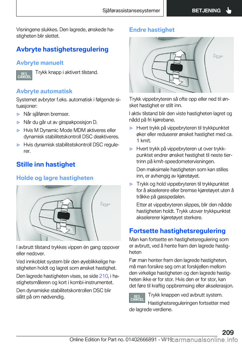 BMW X4 M 2020  InstruksjonsbØker (in Norwegian) �V�i�s�n�i�n�g�e�n�e��s�l�u�k�k�e�s�.��D�e�n��l�a�g�r�e�d�e�,��