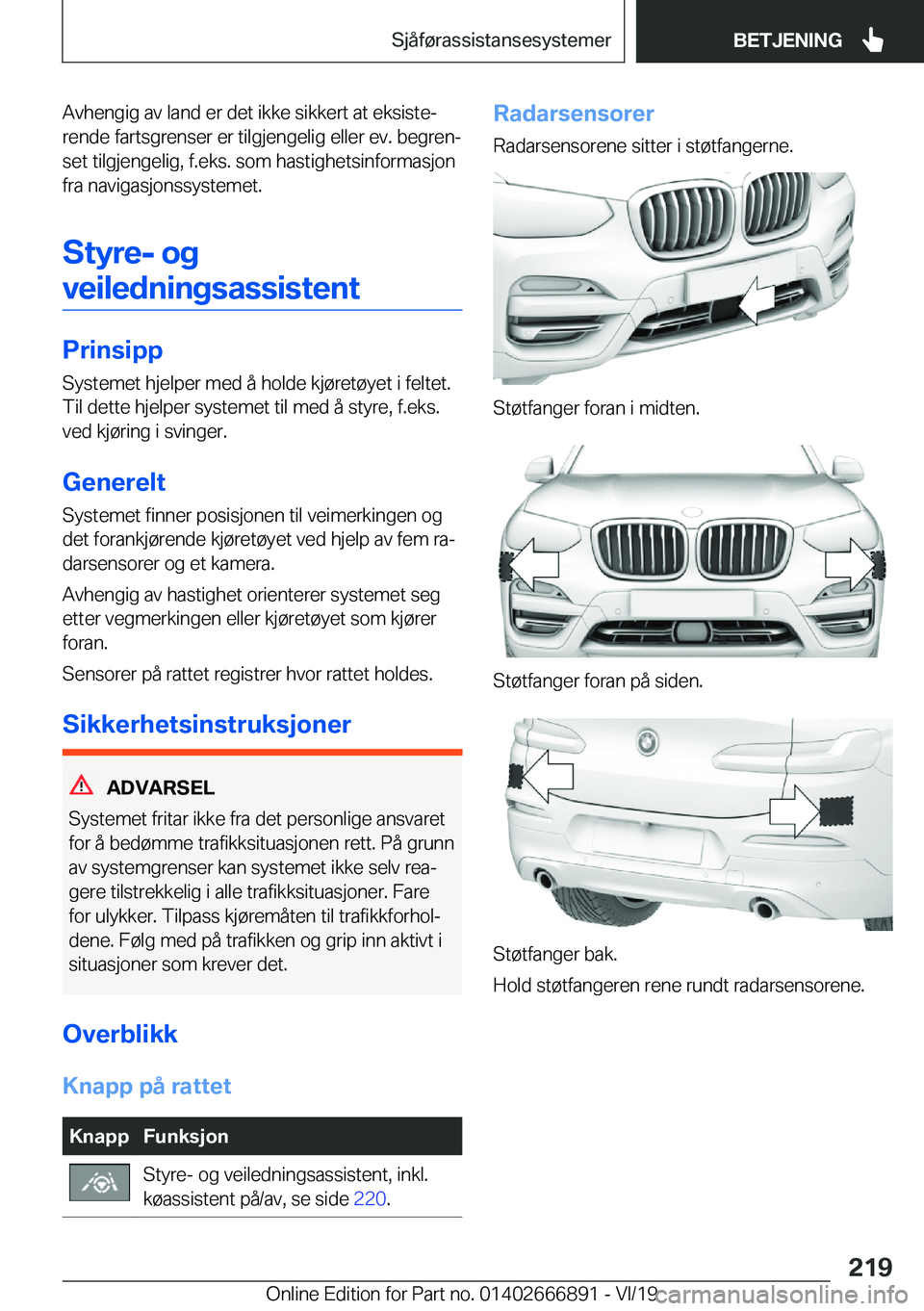 BMW X4 M 2020  InstruksjonsbØker (in Norwegian) �A�v�h�e�n�g�i�g��a�v��l�a�n�d��e�r��d�e�t��i�k�k�e��s�i�k�k�e�r�t��a�t��e�k�s�i�s�t�ej�r�e�n�d�e��f�a�r�t�s�g�r�e�n�s�e�r��e�r��t�i�l�g�j�e�n�g�e�l�i�g��e�l�l�e�r��e�v�.��b�e�g�r�e�nj