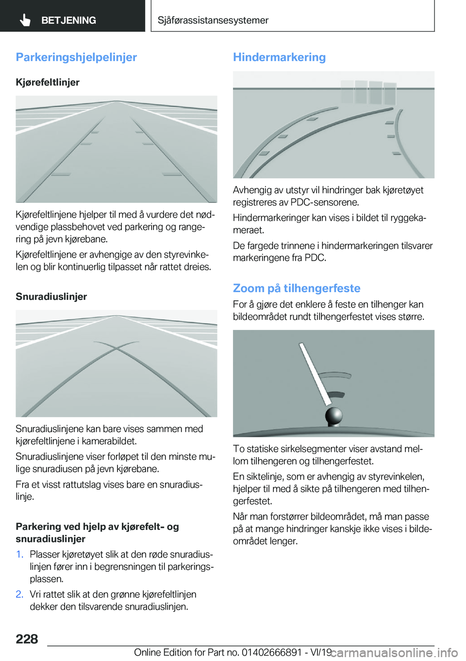 BMW X4 M 2020  InstruksjonsbØker (in Norwegian) �P�a�r�k�e�r�i�n�g�s�h�j�e�l�p�e�l�i�n�j�e�r�K�j�