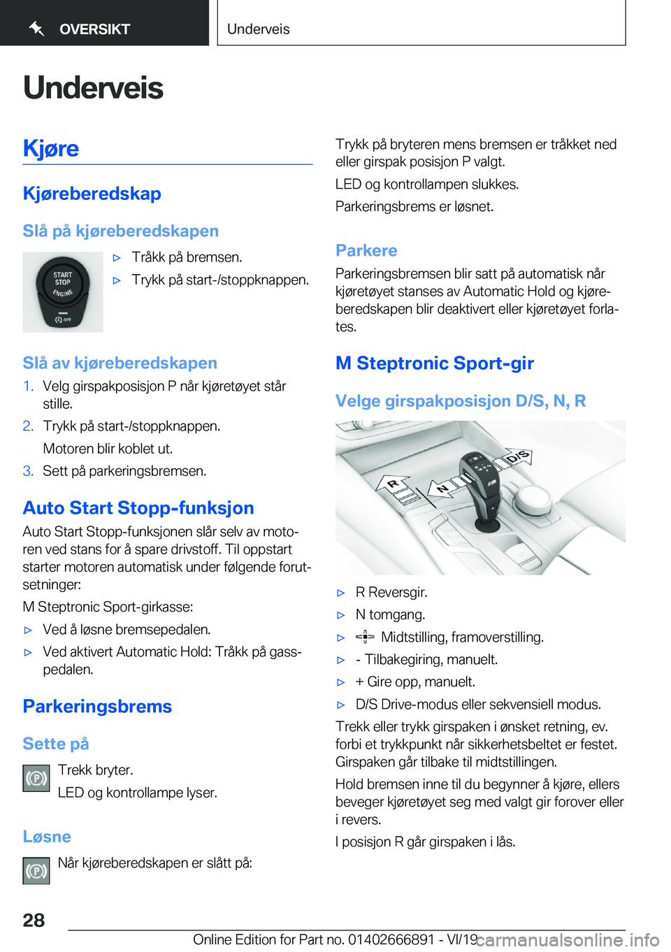 BMW X4 M 2020  InstruksjonsbØker (in Norwegian) �U�n�d�e�r�v�e�i�s�K�j�