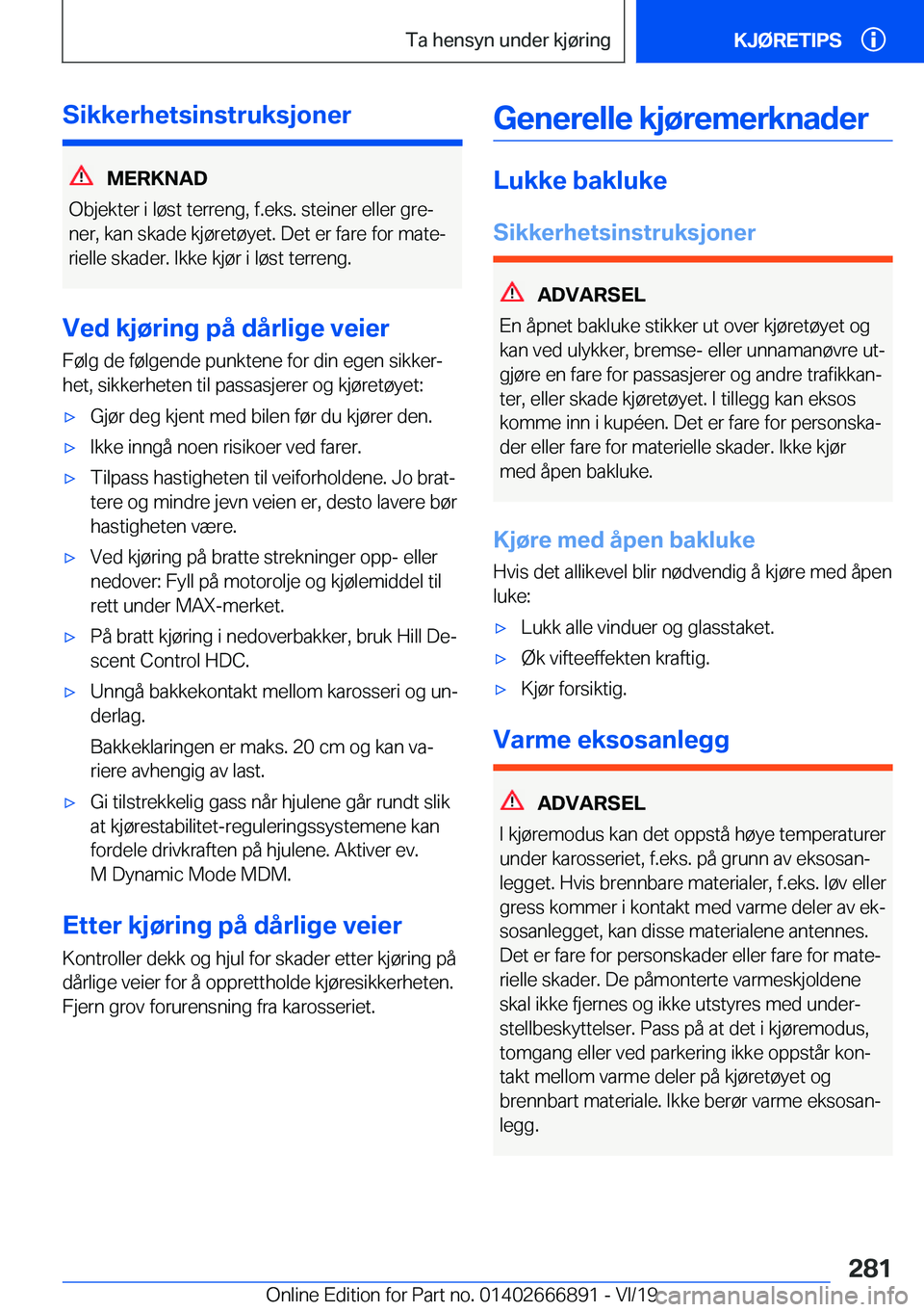 BMW X4 M 2020  InstruksjonsbØker (in Norwegian) �S�i�k�k�e�r�h�e�t�s�i�n�s�t�r�u�k�s�j�o�n�e�r
�M�E�R�K�N�A�D
�O�b�j�e�k�t�e�r��i��l�