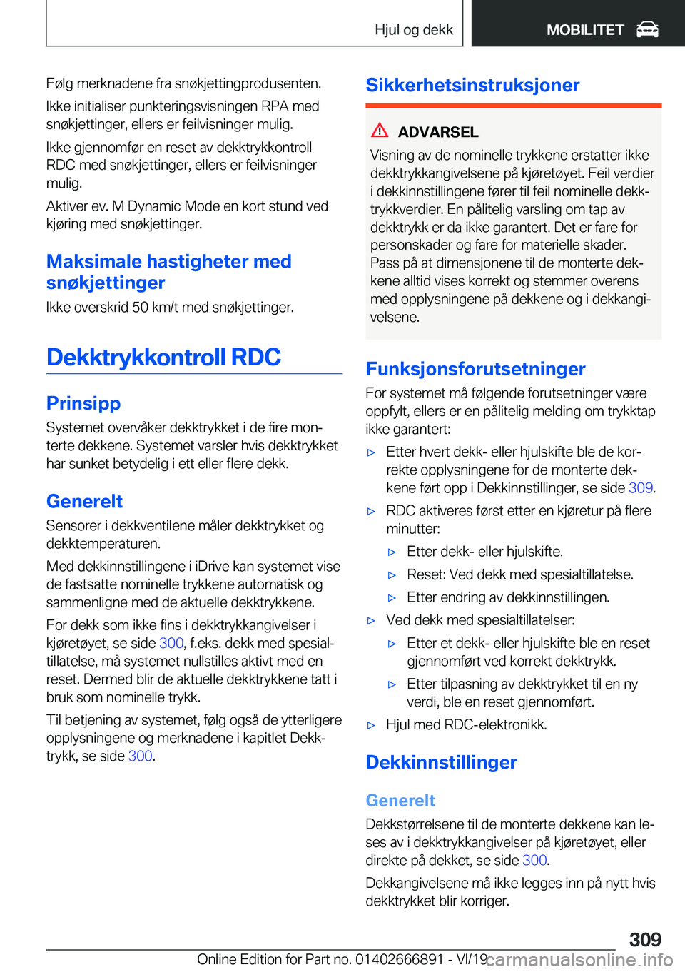 BMW X4 M 2020  InstruksjonsbØker (in Norwegian) �F�