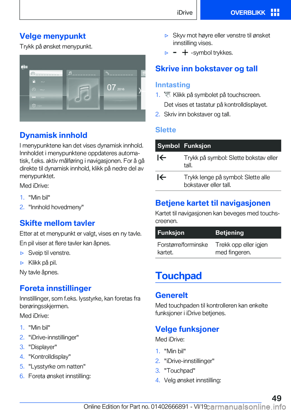 BMW X4 M 2020  InstruksjonsbØker (in Norwegian) �V�e�l�g�e��m�e�n�y�p�u�n�k�t�T�r�y�k�k��p�å��