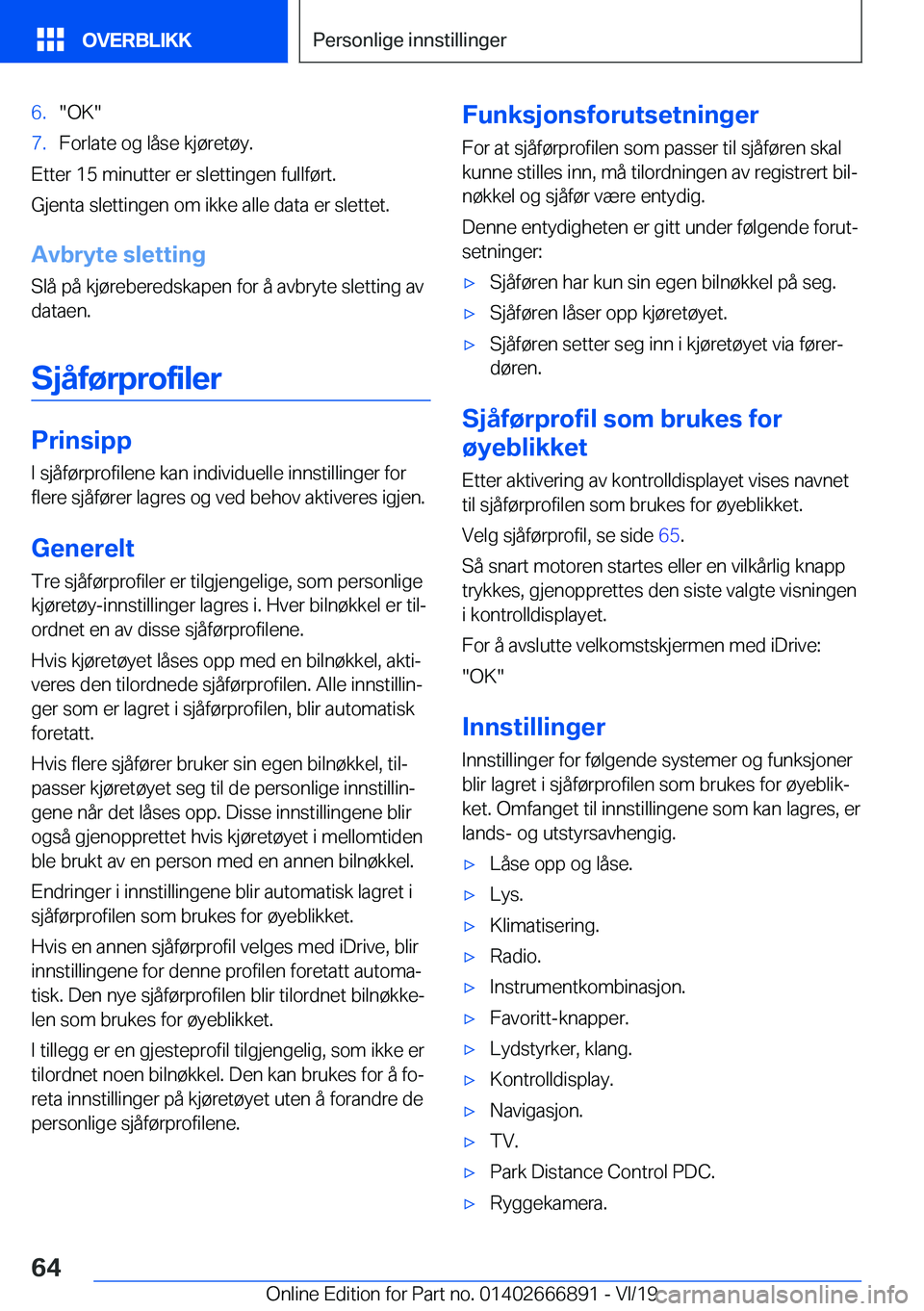 BMW X4 M 2020  InstruksjonsbØker (in Norwegian) �6�.��O�K��7�.�F�o�r�l�a�t�e��o�g��l�å�s�e��k�j�
