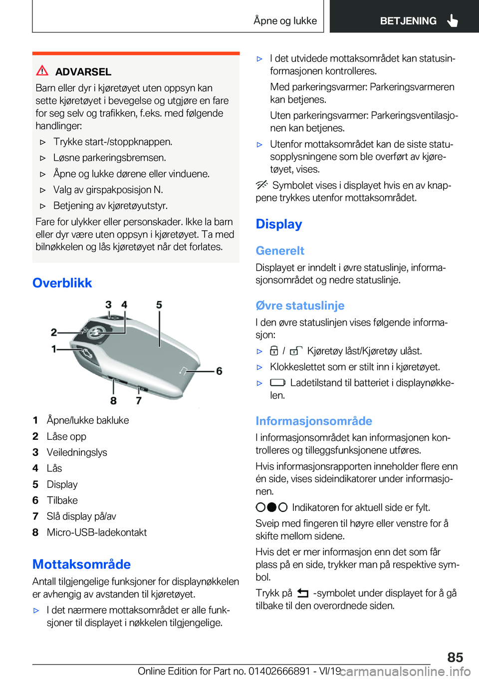 BMW X4 M 2020  InstruksjonsbØker (in Norwegian) �A�D�V�A�R�S�E�L
�B�a�r�n��e�l�l�e�r��d�y�r��i��k�j�