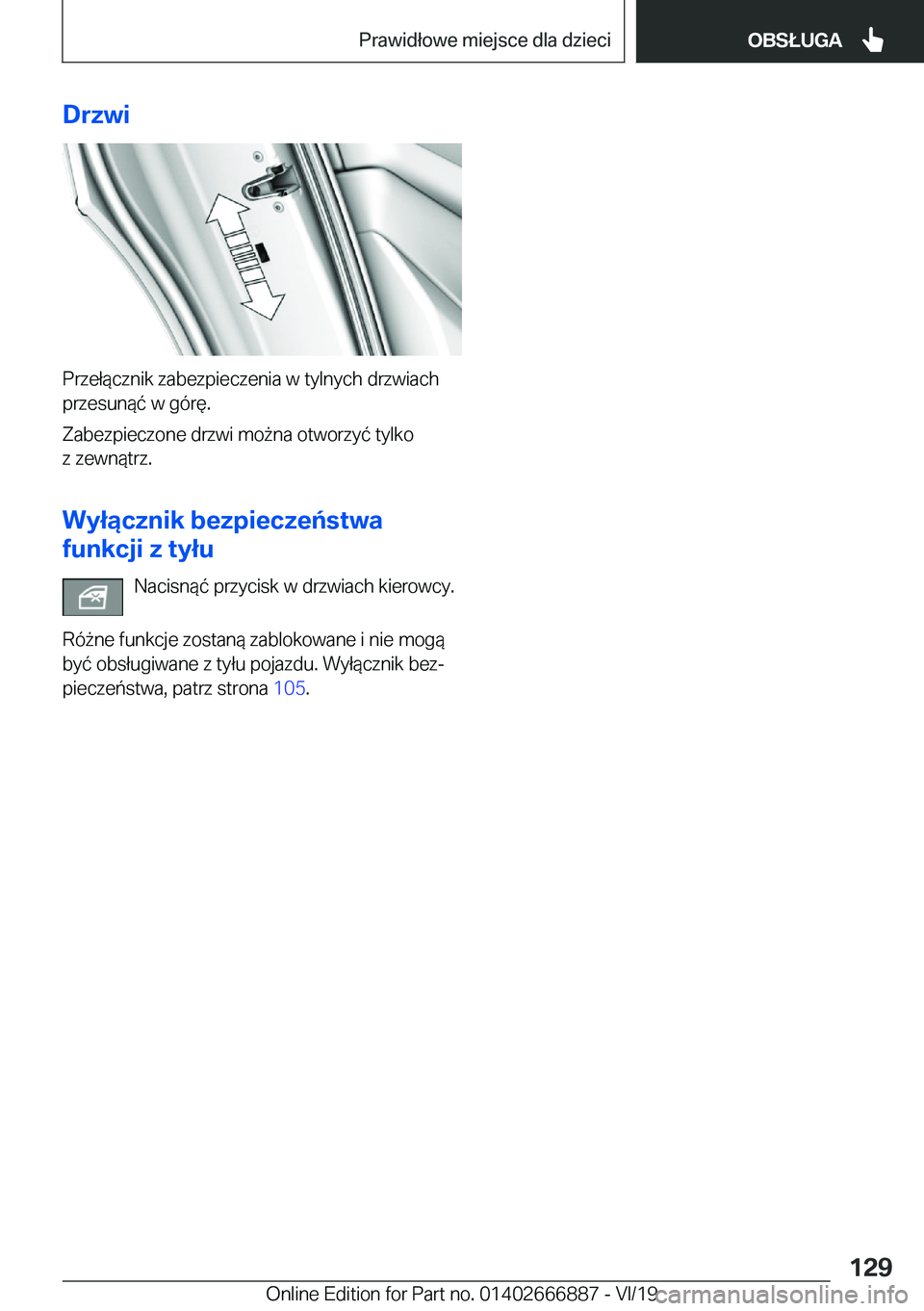 BMW X4 M 2020  Instrukcja obsługi (in Polish) �D�r�z�w�i
�P�r�z�e�ł�