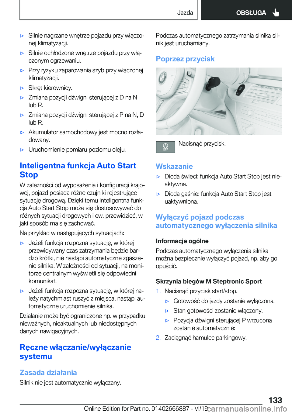BMW X4 M 2020  Instrukcja obsługi (in Polish) 'x�S�i�l�n�i�e��n�a�g�r�z�a�n�e��w�n�