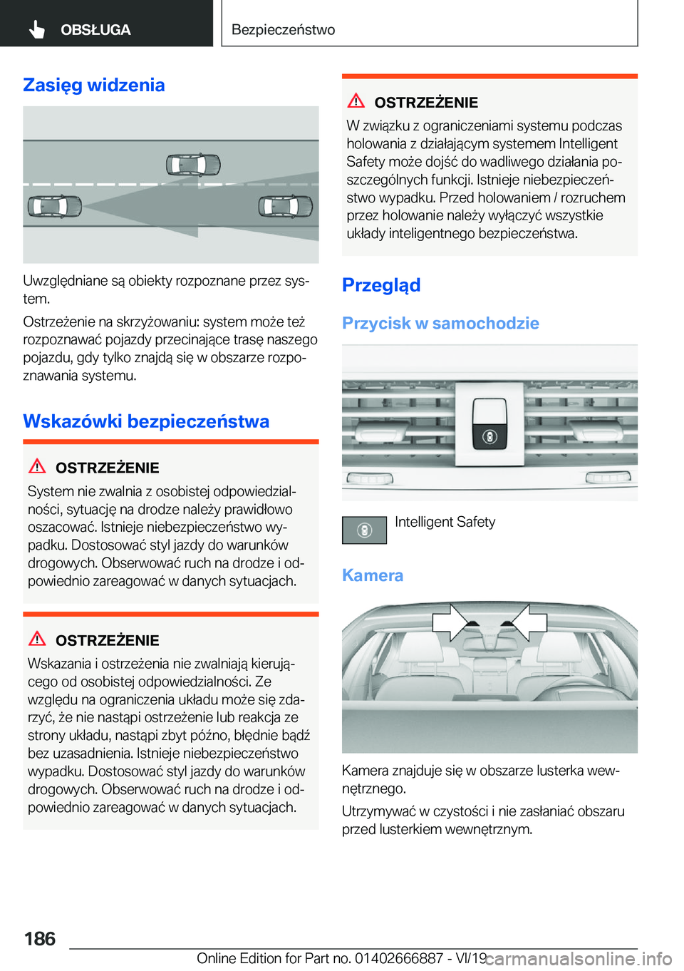 BMW X4 M 2020  Instrukcja obsługi (in Polish) �Z�a�s�i�