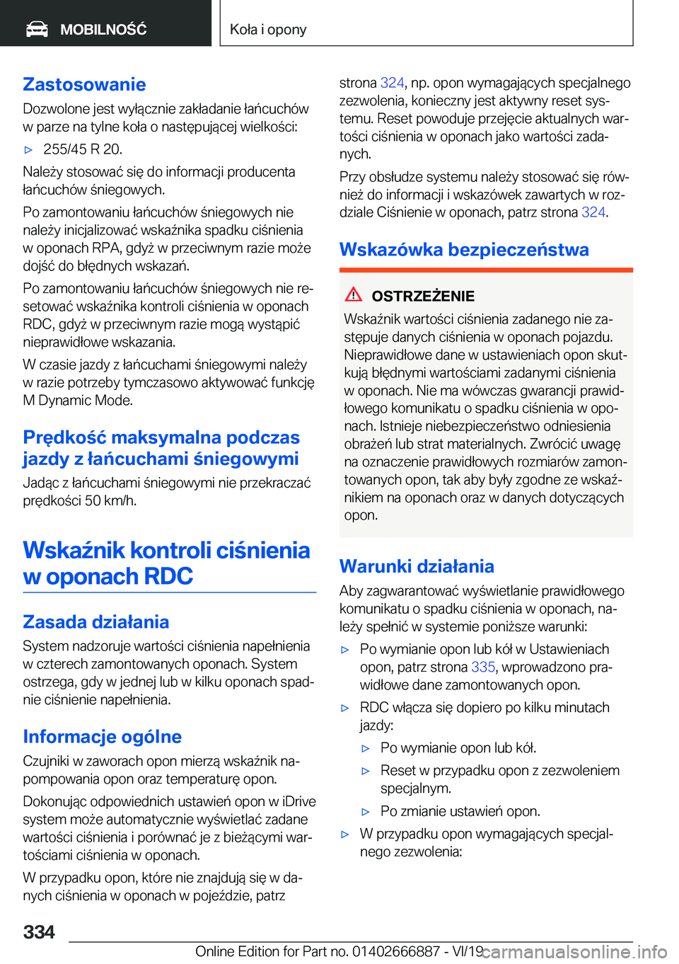 BMW X4 M 2020  Instrukcja obsługi (in Polish) �Z�a�s�t�o�s�o�w�a�n�i�e
�D�o�z�w�o�l�o�n�e��j�e�s�t��w�y�ł�