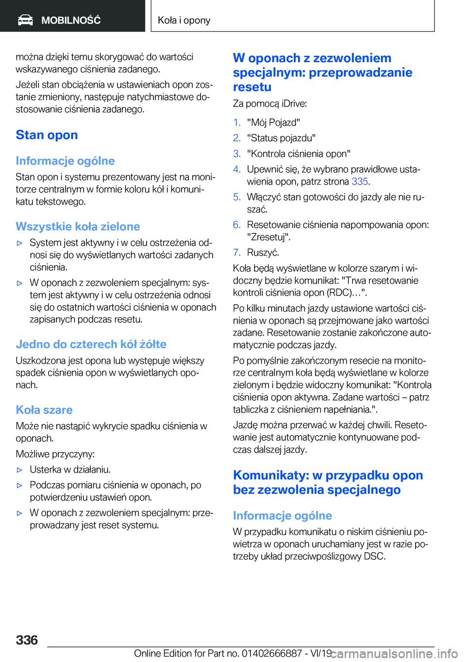 BMW X4 M 2020  Instrukcja obsługi (in Polish) �m�o9�n�a��d�z�i�