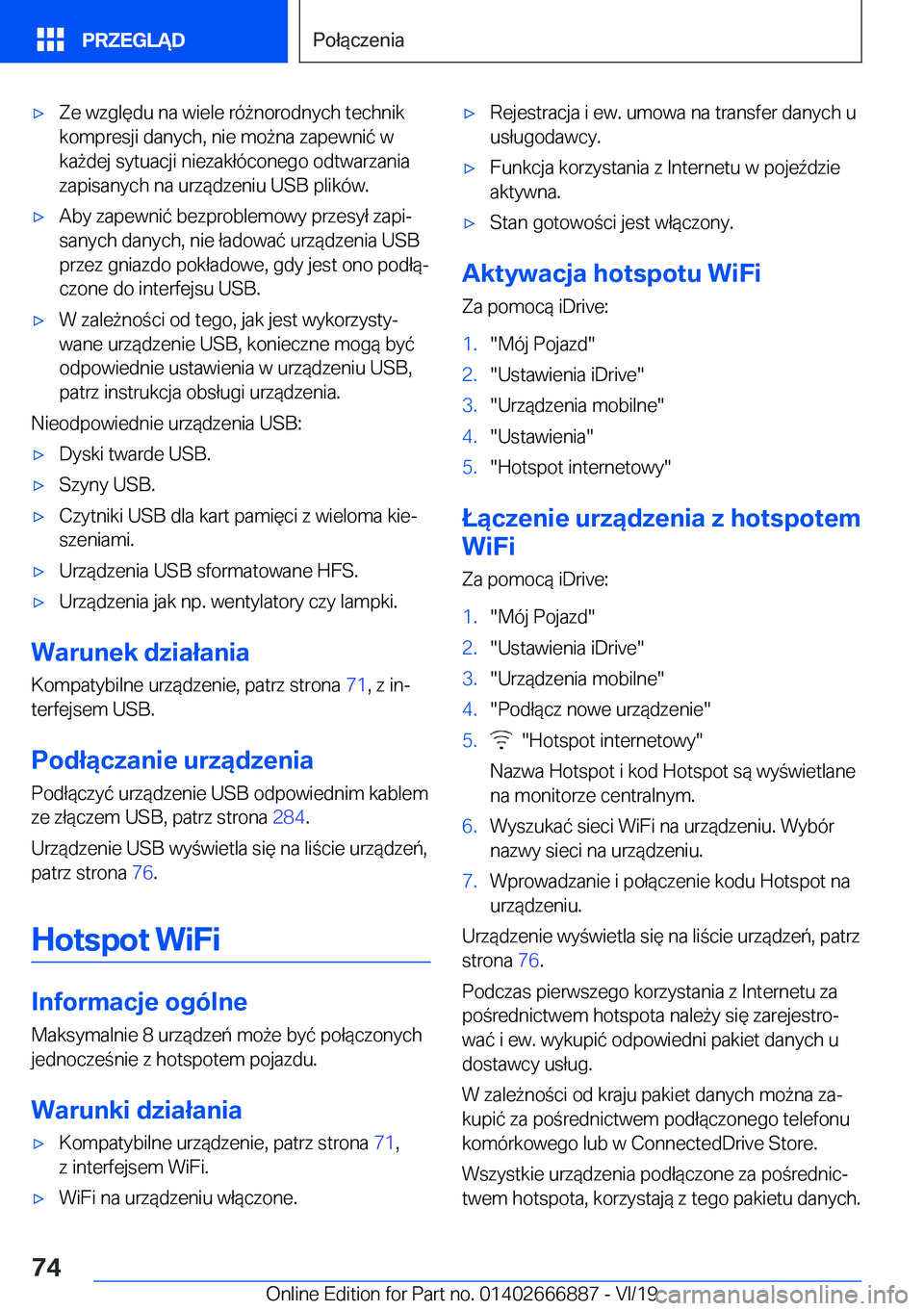 BMW X4 M 2020  Instrukcja obsługi (in Polish) 'x�Z�e��w�z�g�l�