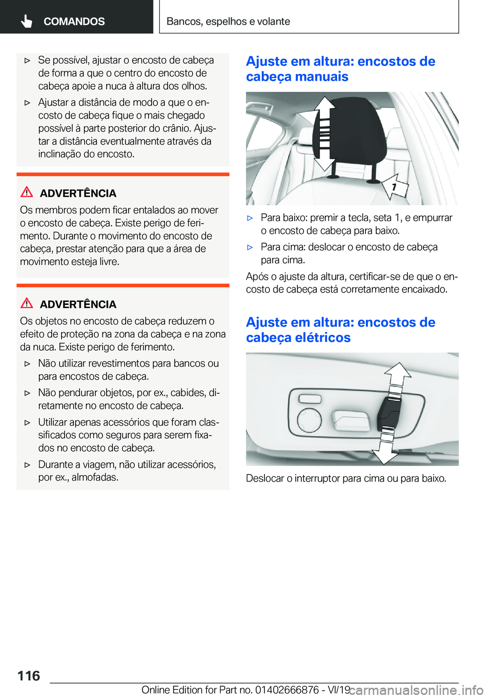 BMW X4 M 2020  Manual do condutor (in Portuguese) 'x�S�e��p�o�s�s�