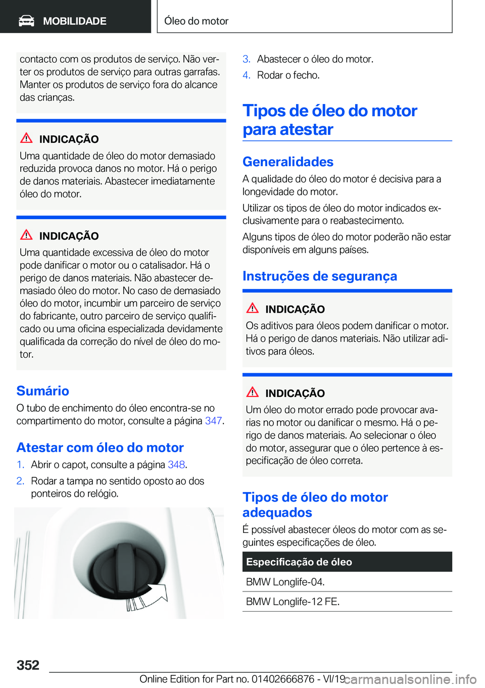 BMW X4 M 2020  Manual do condutor (in Portuguese) �c�o�n�t�a�c�t�o��c�o�m��o�s��p�r�o�d�u�t�o�s��d�e��s�e�r�v�i�