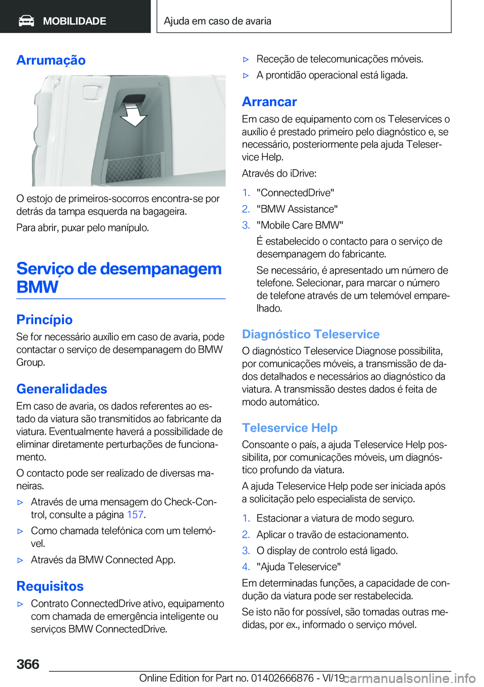 BMW X4 M 2020  Manual do condutor (in Portuguese) �A�r�r�u�m�a�