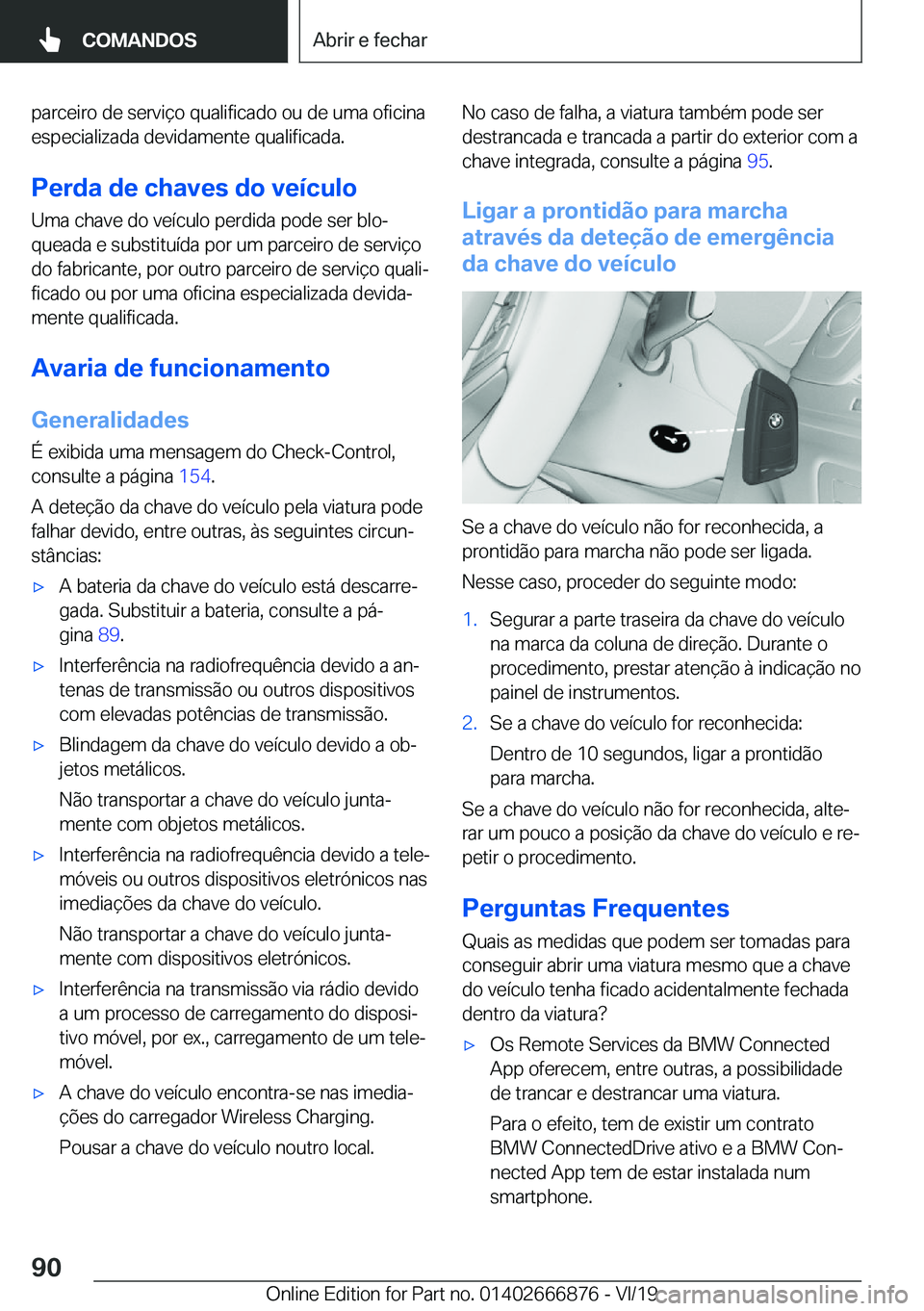 BMW X4 M 2020  Manual do condutor (in Portuguese) �p�a�r�c�e�i�r�o��d�e��s�e�r�v�i�