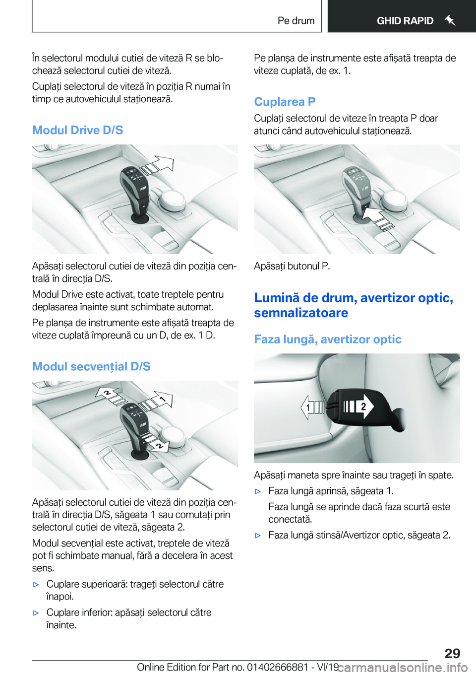 BMW X4 M 2020  Ghiduri De Utilizare (in Romanian) �