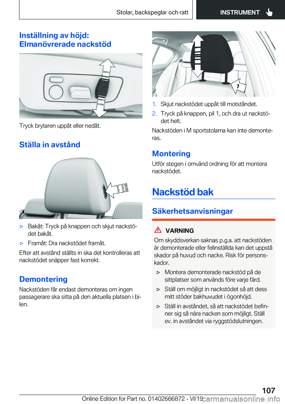 BMW X4 M 2020  InstruktionsbÖcker (in Swedish) �I�n�s�t�ä�l�l�n�i�n�g��a�v��h�