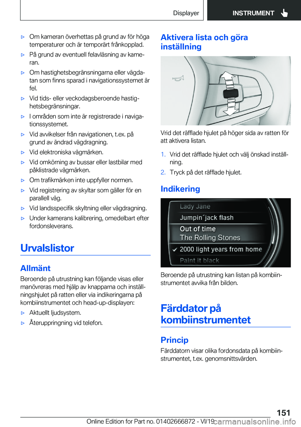 BMW X4 M 2020  InstruktionsbÖcker (in Swedish) 'x�O�m��k�a�m�e�r�a�n��