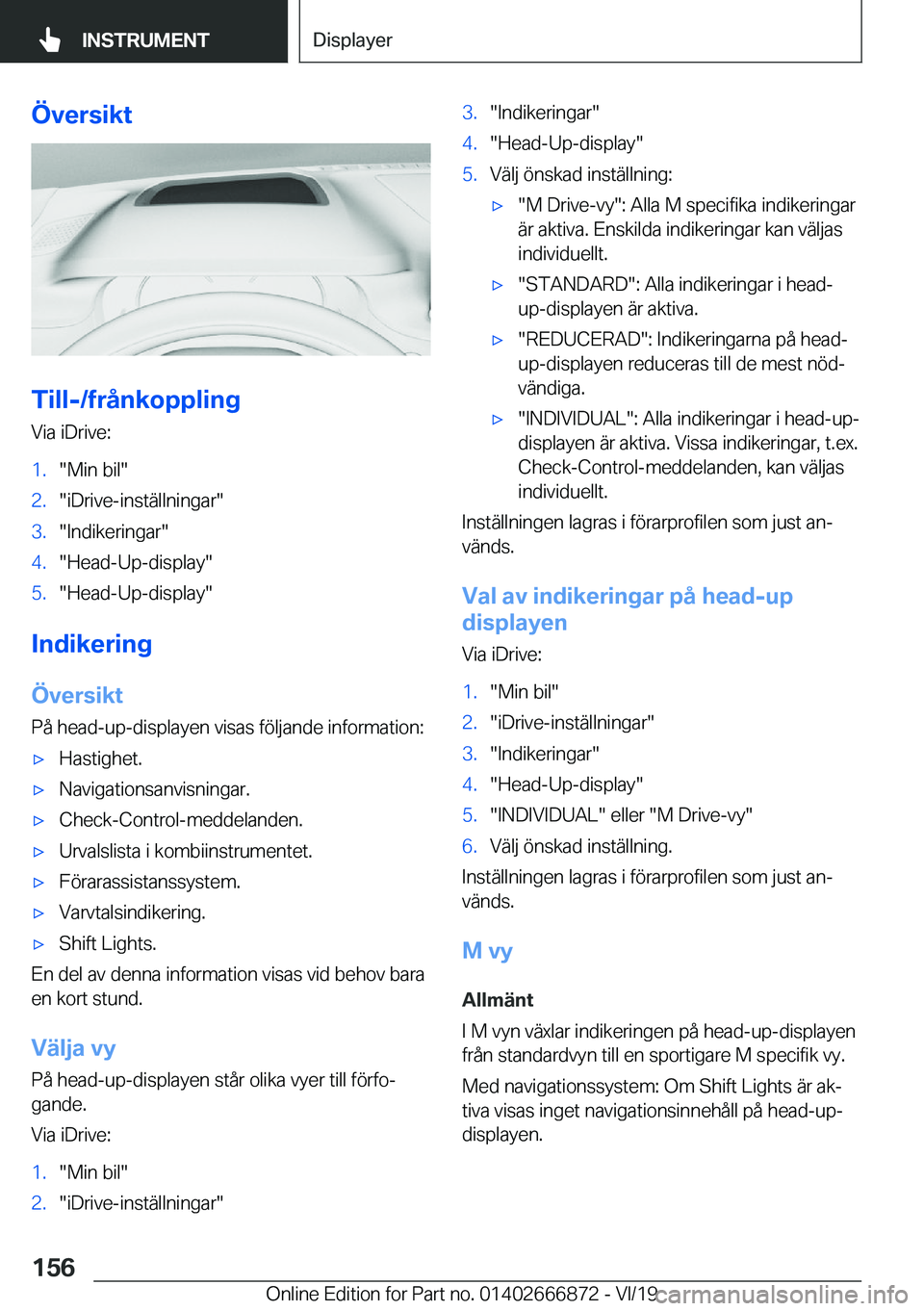 BMW X4 M 2020  InstruktionsbÖcker (in Swedish) �