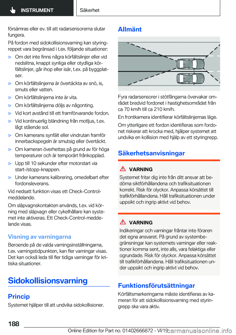 BMW X4 M 2020  InstruktionsbÖcker (in Swedish) �f�