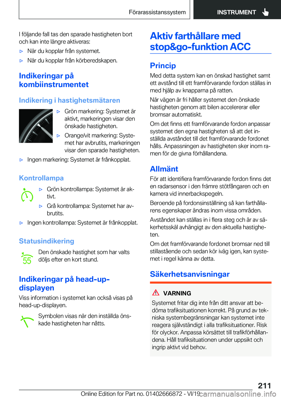 BMW X4 M 2020  InstruktionsbÖcker (in Swedish) �I��f�