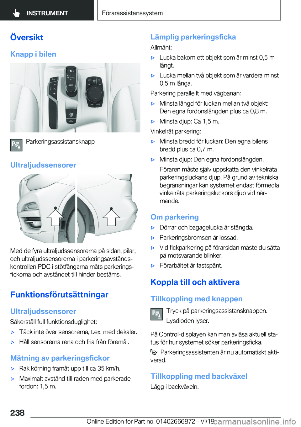 BMW X4 M 2020  InstruktionsbÖcker (in Swedish) �