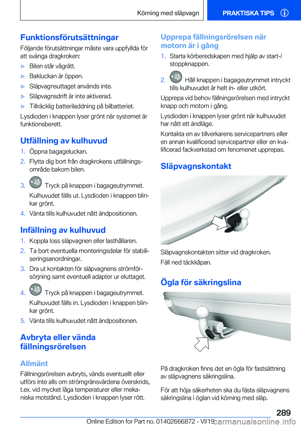 BMW X4 M 2020  InstruktionsbÖcker (in Swedish) �F�u�n�k�t�i�o�n�s�f�