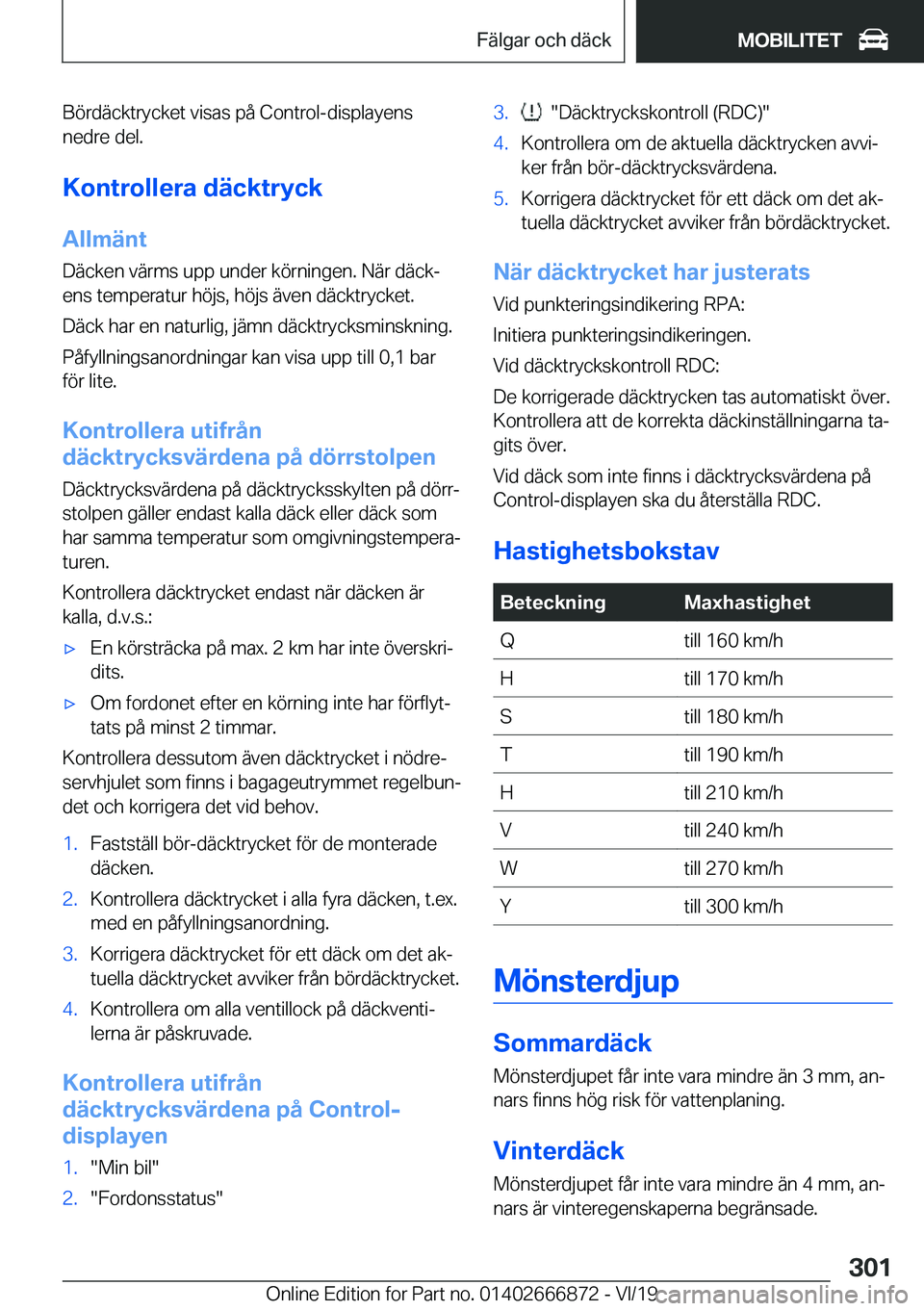 BMW X4 M 2020  InstruktionsbÖcker (in Swedish) �B�