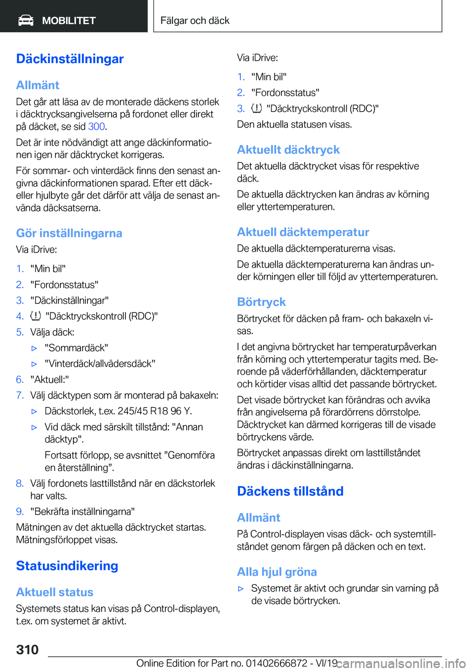 BMW X4 M 2020  InstruktionsbÖcker (in Swedish) �D�ä�c�k�i�n�s�t�ä�l�l�n�i�n�g�a�r
�A�l�l�m�ä�n�t �D�e�t��g�å�r��a�t�t��l�ä�s�a��a�v��d�e��m�o�n�t�e�r�a�d�e��d�ä�c�k�e�n�s��s�t�o�r�l�e�k
�i��d�ä�c�k�t�r�y�c�k�s�a�n�g�i�v�e�l�s�e�r�n