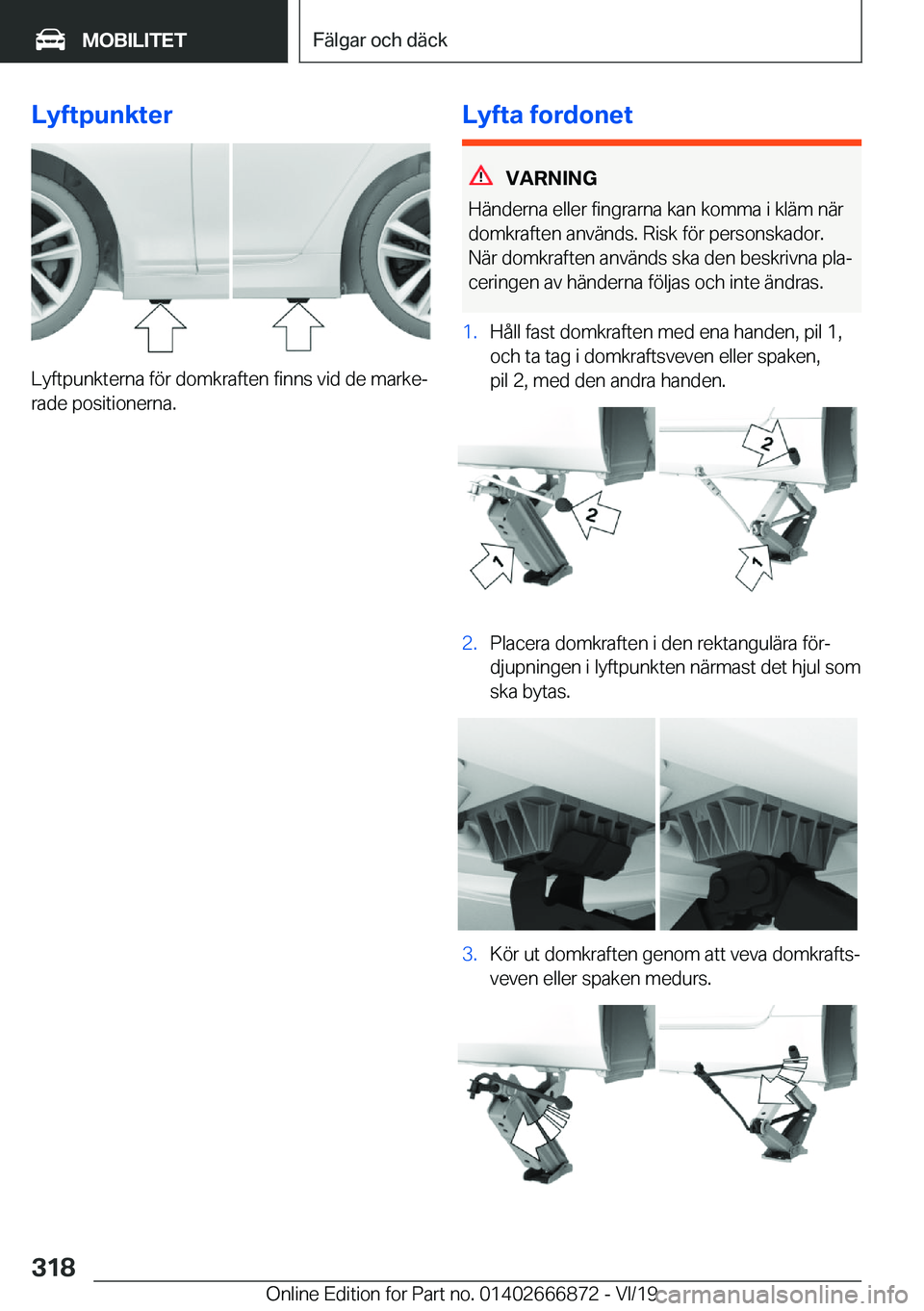 BMW X4 M 2020  InstruktionsbÖcker (in Swedish) �L�y�f�t�p�u�n�k�t�e�r
�L�y�f�t�p�u�n�k�t�e�r�n�a��f�
